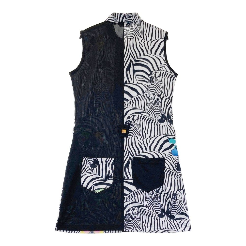 サイズ：M LOUD MOUTH ラウドマウス ノースリーブワンピース ブラック