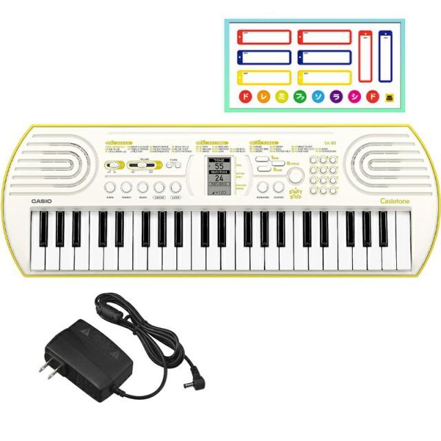CASIO (カシオ) SA-80 ミニ鍵盤キーボード 【専用ACアダプター、お