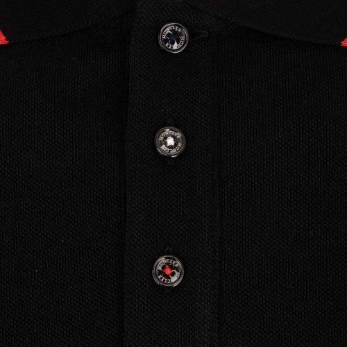 モンクレール MONCLER ポロシャツ メンズ 半袖 鹿の子 ロゴワッペン