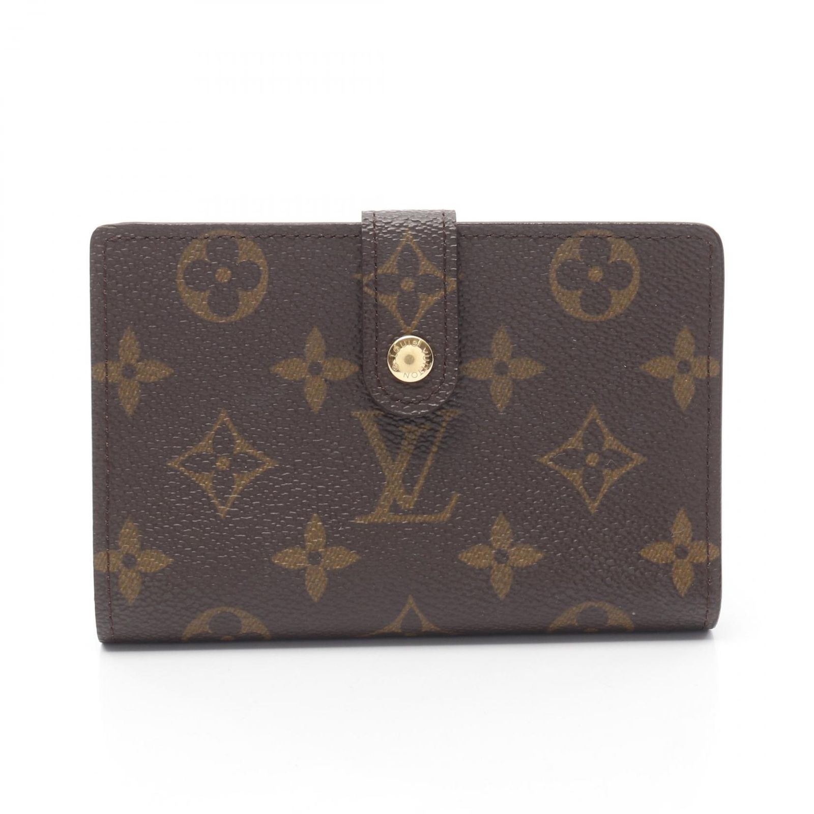 ルイ ヴィトン LOUIS VUITTON 二つ折り財布 ポルトフォイユ ヴィエノワ M61674 PVCコーティングキャンバス レザー ポルトフォイユ ヴィエノワ レディース Used A