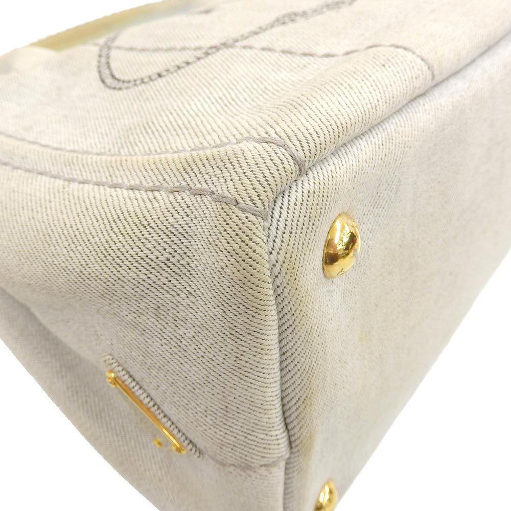 本物保証】 布袋付 プラダ PRADA カナパトート ロゴ トートバッグ  