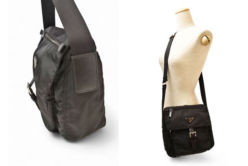 プラダ ショルダーバッグ PRADA クロスボディバッグ ナイロン ブラック BT8994