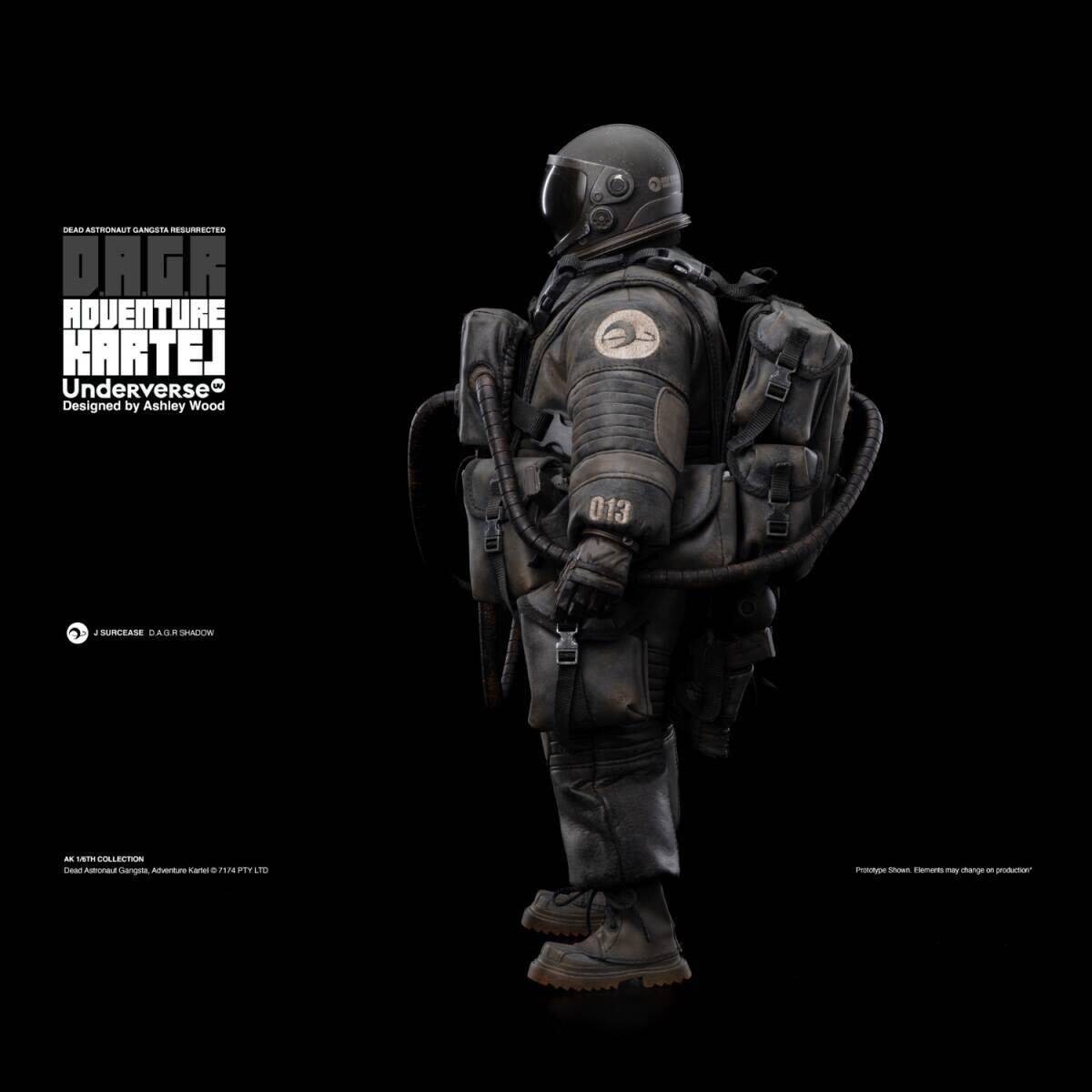 その他 1/6Scale Adventure Kartel D.A.G.R SHADOW Underverse 1/6 Adventure Kartel D.A.G.R SHADOW DEAD ASTRONAUT