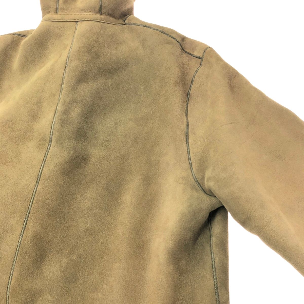 LOEWE ロエベ リバーシブル フーディムートンコート サイズ:40  ブラウン  レディース 　240001131364 LOEWE ロエベ リバーシブル フーディムートンコート サイズ:40