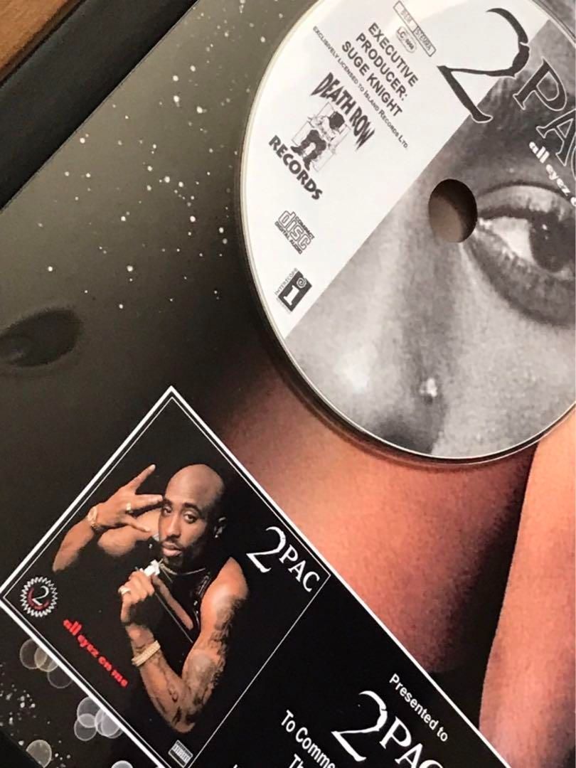 2パック/2Pac】ヒップホップ/All Eyez On Me/フレーム証明書 | www