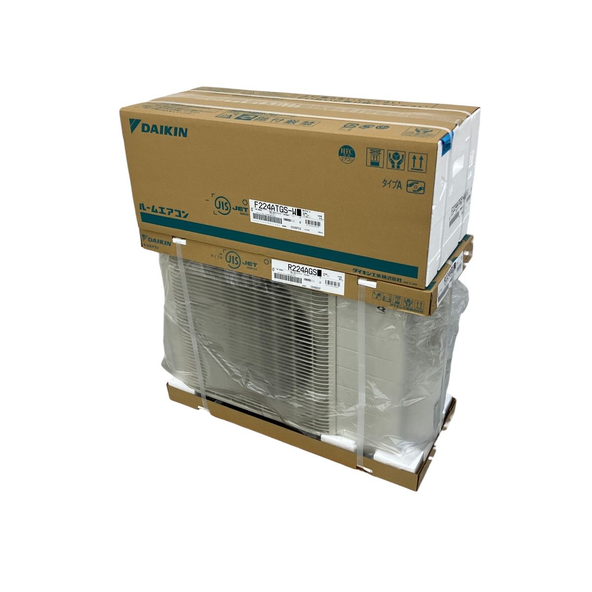 DAIKIN ダイキン S224ATGS-W 室内機 R224AGS 室外機 F224ATGS-W セット エアコン 6畳用 S10098597