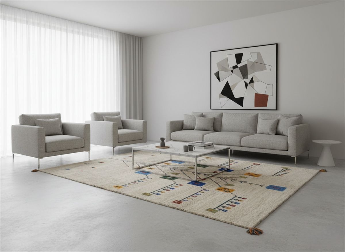 リビング 187x152cm