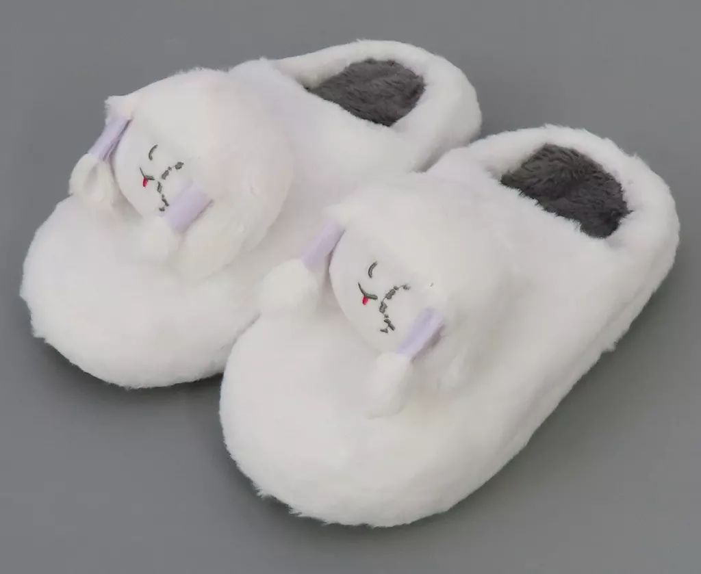 【中古】ルームシューズ・室内履き 真天地開闢集団 ジグザグ もこもこ みこスリッパ(ボアスリッパ) 「全国開闢禊 -最高-」