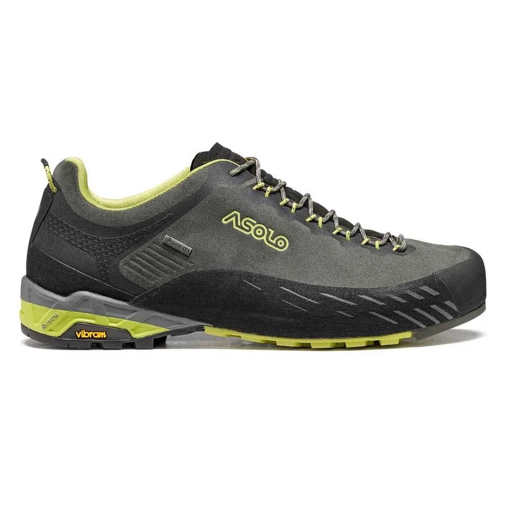 お取り寄せ ２～４週間で発送 アゾロ エルド LTH GV アプローチ シューズ Graphite | Green Oasis t ASOLO Eldo lth gv approach shoes t