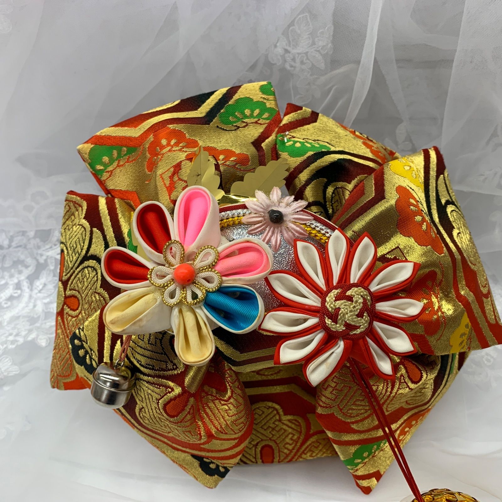 mippo専用Pom ponette,七五三結び帯、飾り七五三帯セット mippo専用Pom 自堕落 ponette,七五三結び帯、飾り七五三帯セット