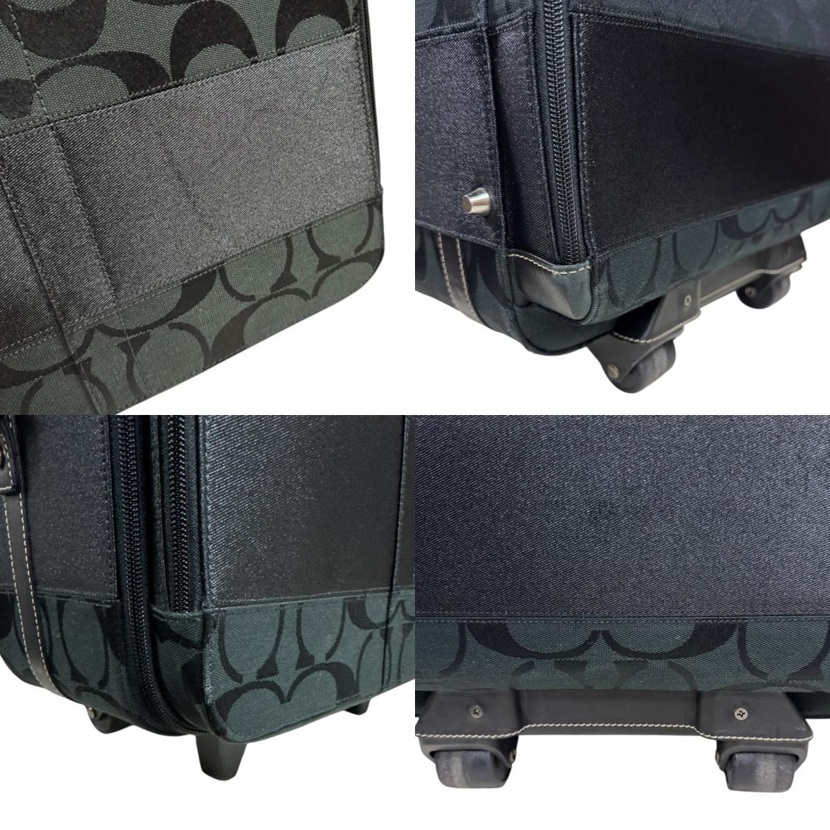 コーチ アウトレット品 シグネチャー キャリーバッグ キャンバス