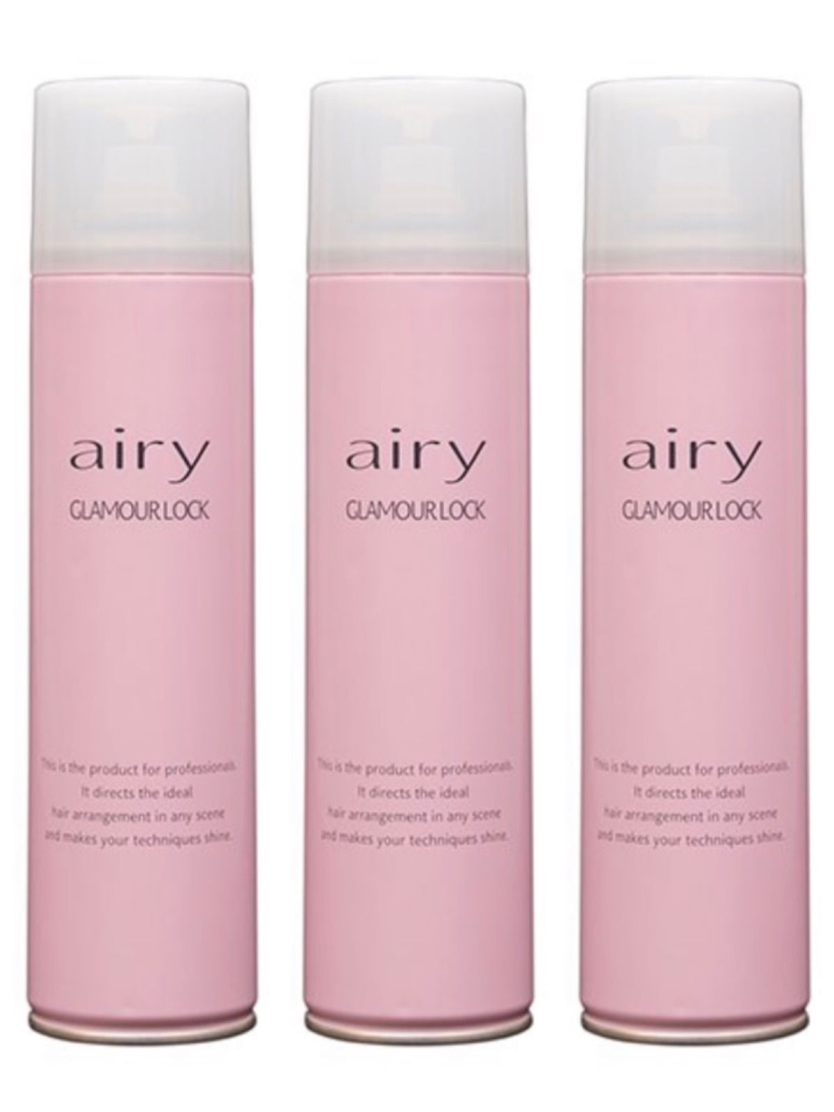 新品＊airy／エアリー＊ヘアスプレー＊グラマーロックタイプ＊ピンク