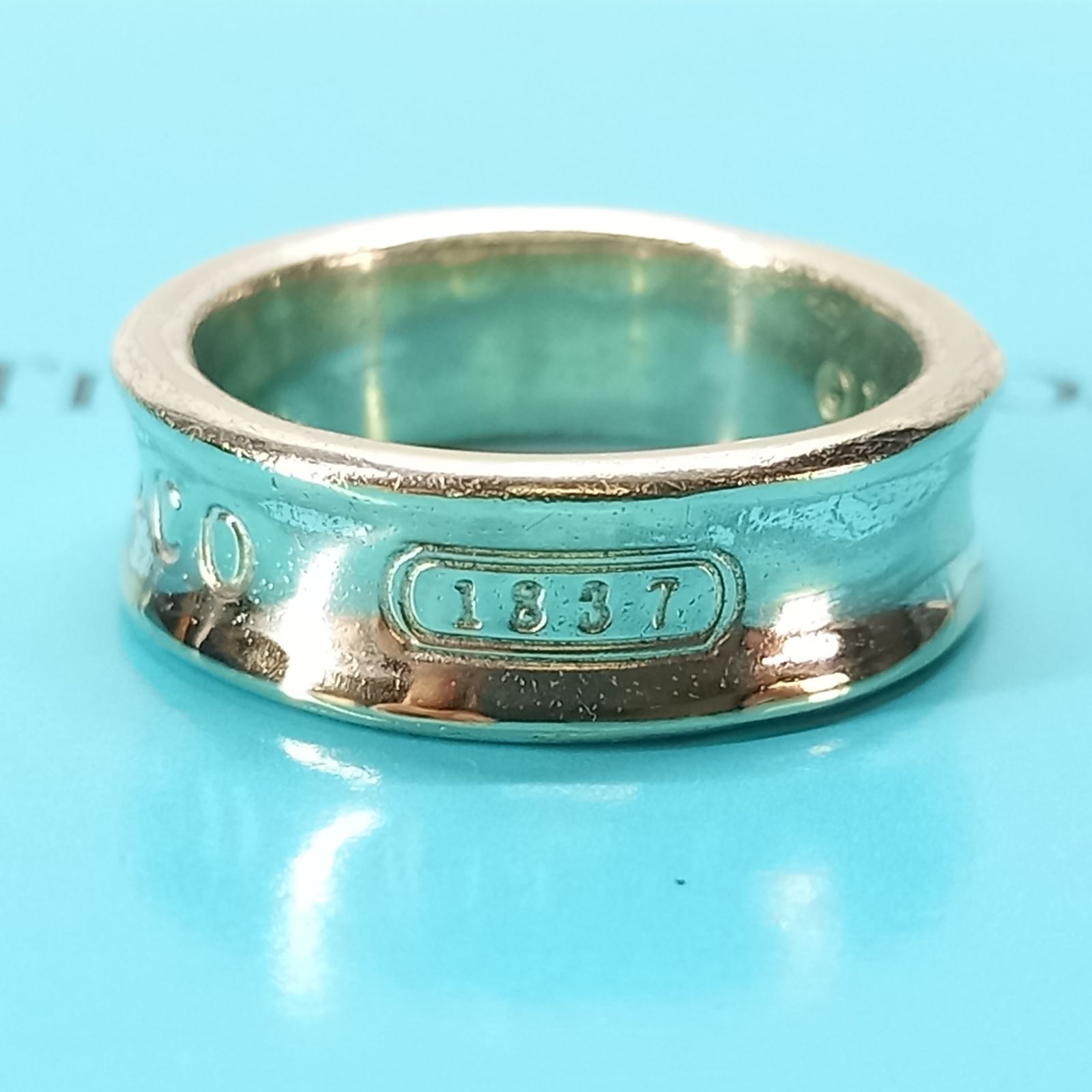 16.5号 7mm ナローリング 925シルバー TIFFANY &Co