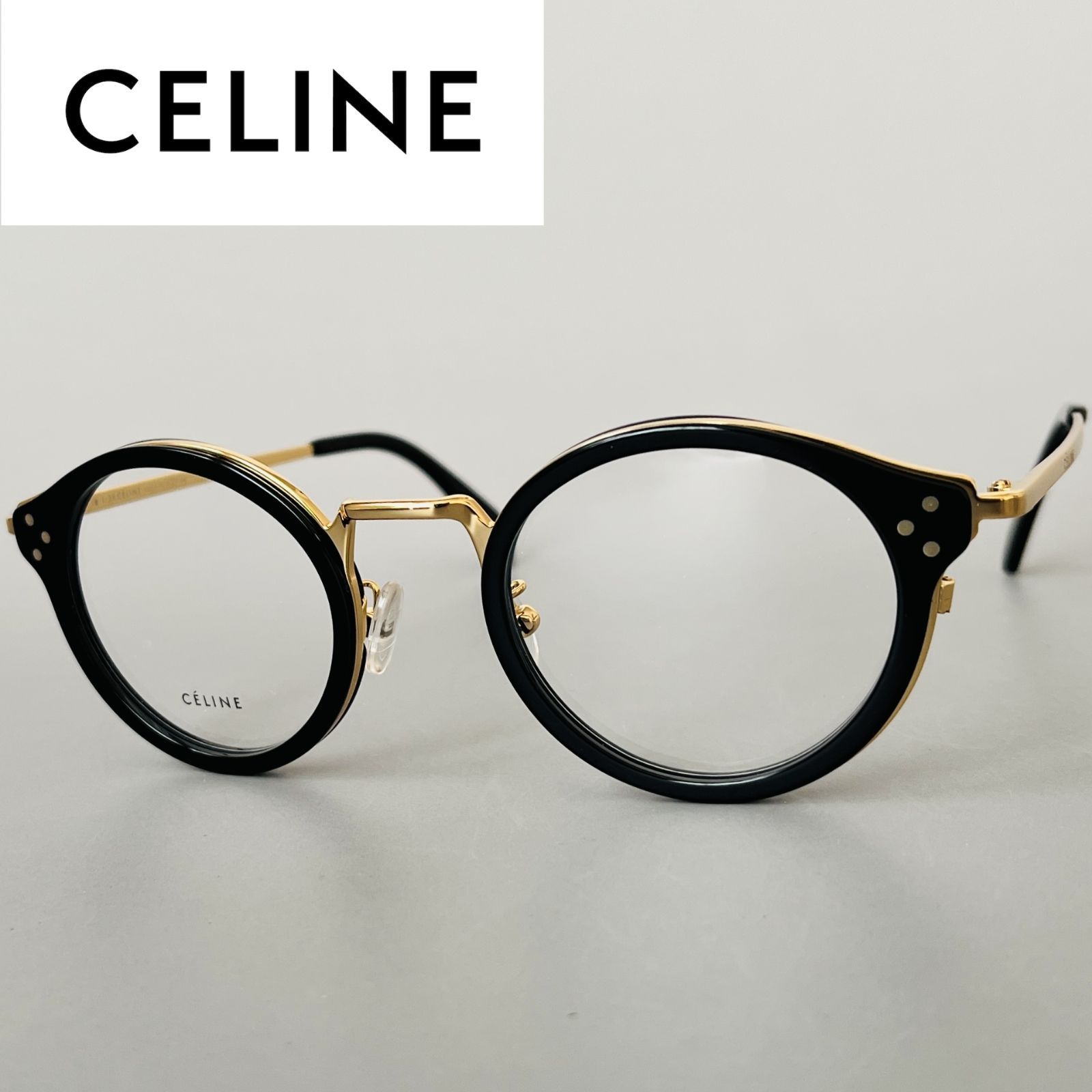 メガネ セリーヌ メンズ レディース CELINE ボストン ブラック 