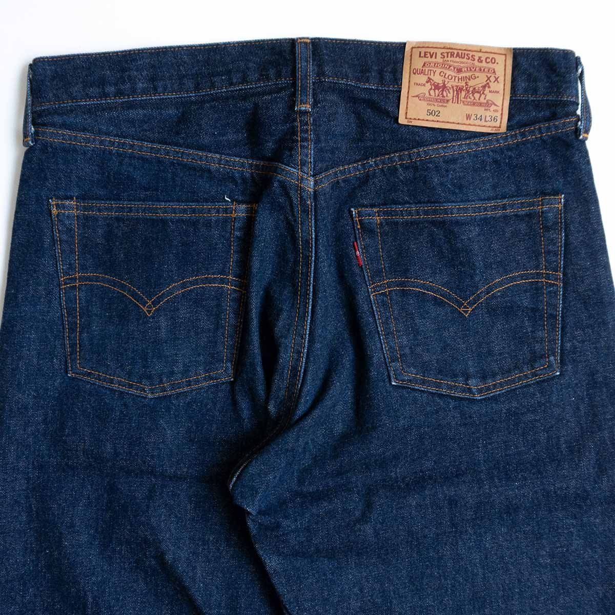 美品】 LEVI'S 【 502 BIG E デニムパンツ 】34×36 インディゴ