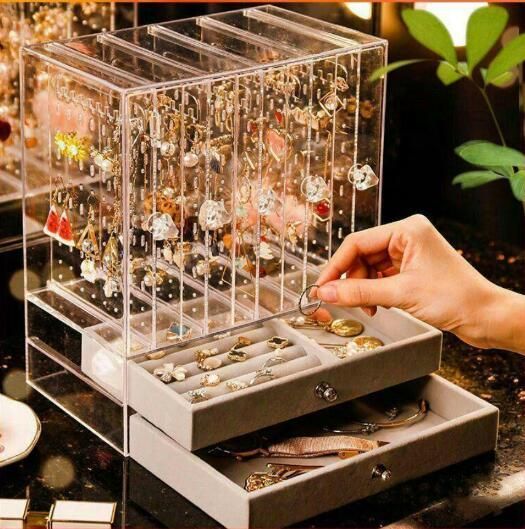 ジュエリーボックス アクセサリーケース アクセサリー収納 ピアス収納