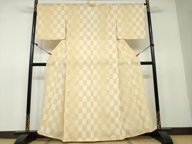 平和屋着物＊夏物 小紋 紗 舞楓文 正絹 逸品 DAAV1641op