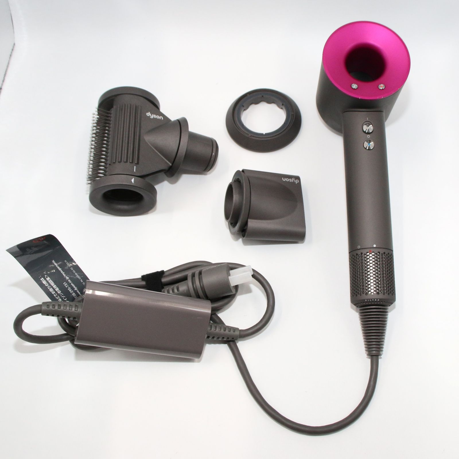 中古 ダイソン Supersonic Shine ヘアドライヤー hd15ulfiif アイアン