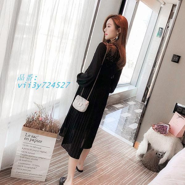 マタニティ マタニティウェア ワンピース 送料無料マタニティワンピース 授乳服 ロング 長袖 クルー Vネック スリット 秋 春 送料無料マタニティ 授乳 カットソー ワンピース（マタニティウェア・授乳服