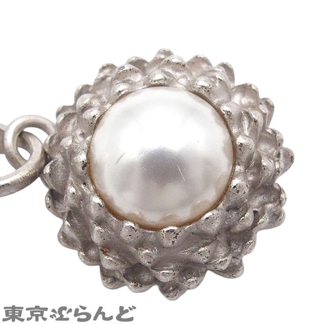 シャネル チェーンモチーフ フェイクパールイヤリング CHANEL シャネル イヤリング レディース ブランド フェイク