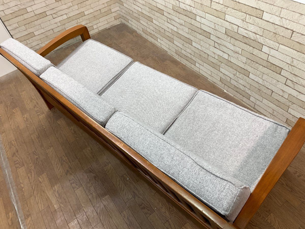 SCANTEAK スキャンティーク 天然木 チーク無垢 ソファ 3人掛けソファ 