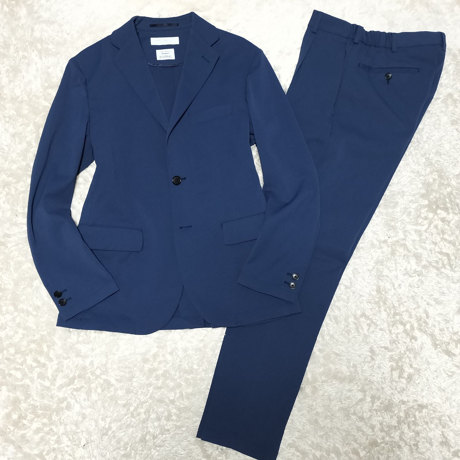 Sサイズ BEAUTY&YOUTH ネイビー セットアップ スーツ h beauty&amp