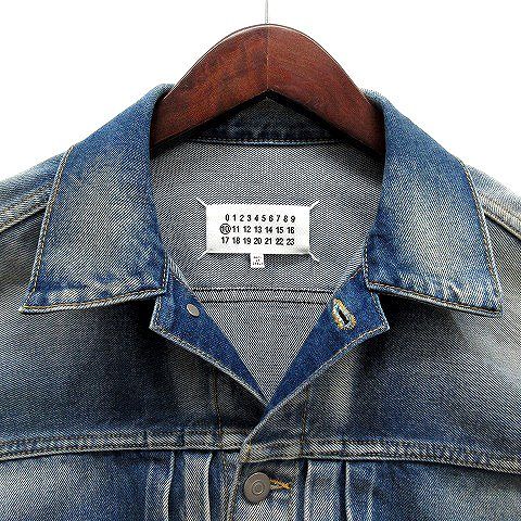 メゾンマルジェラ　デストロイデニムジャケット　ゴールデンサイズ メゾンマルジェラ 10 Maison Margiela 10 デストロイド デニム