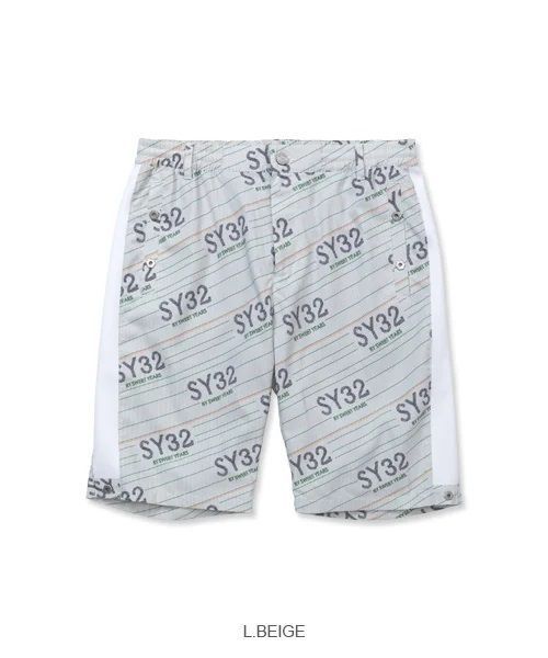 未使用 SY32 by SWEET YEARS STRETCH GRAPHIC SHORTS | ショートパンツ