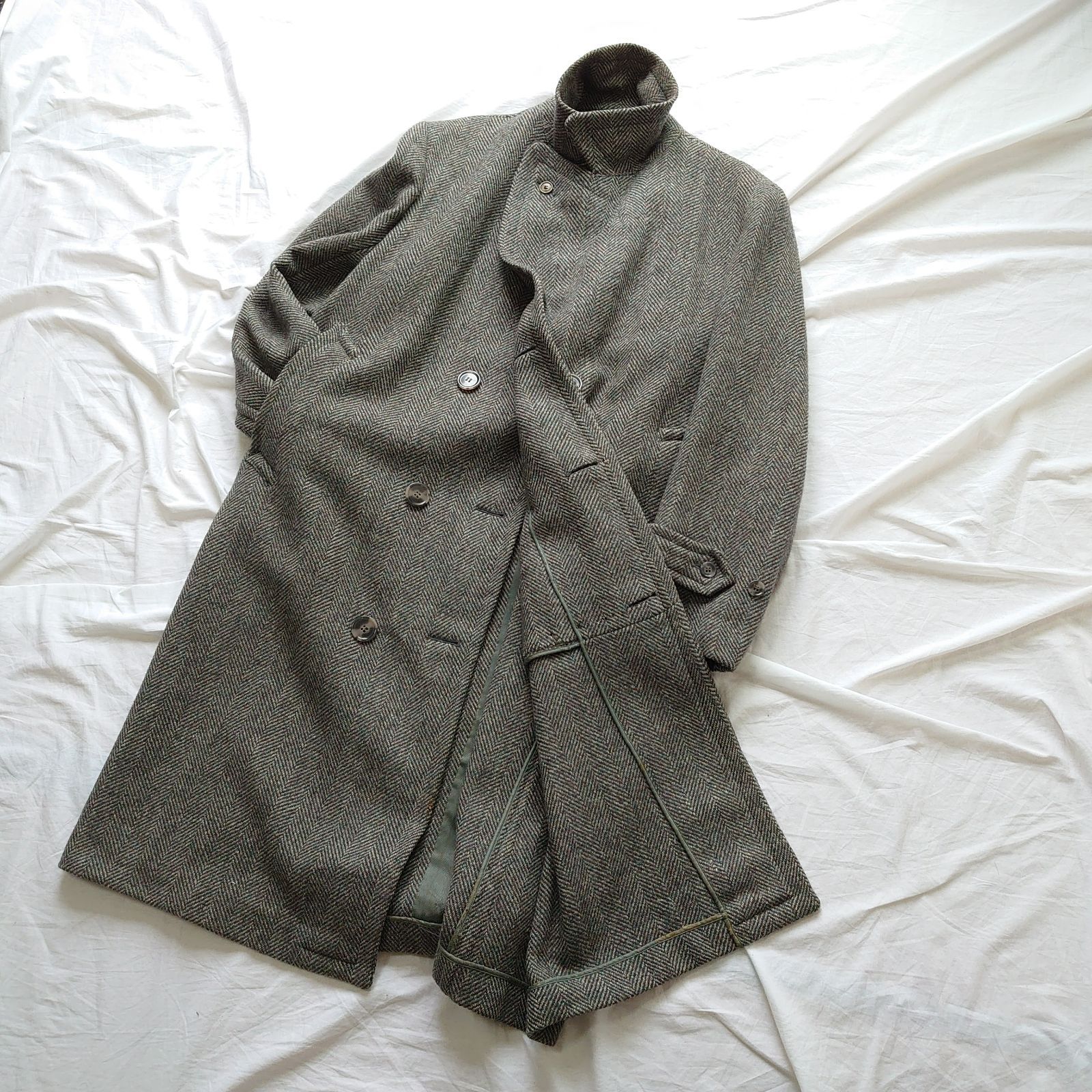 1950s イギリス製　cc41 ダブルブレスト　チェスター　ツイードコート special】CC41 ツイードコート 40～50s イギリス製 ダブル - メルカリ
