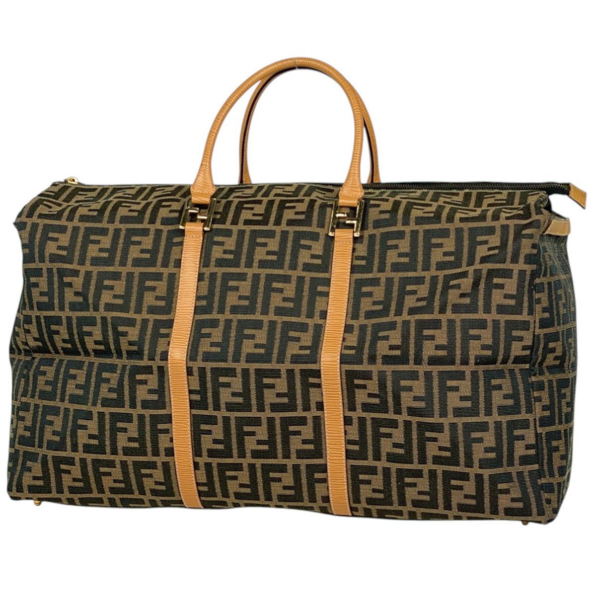 FENDIフェンディ/ボストンバッグ/ハンドバッグ/ズッカ柄/エナメル/旅行鞄 フェンディ FENDI ズッカ柄 ボストンバッグ 旅行 ハンドバッグ