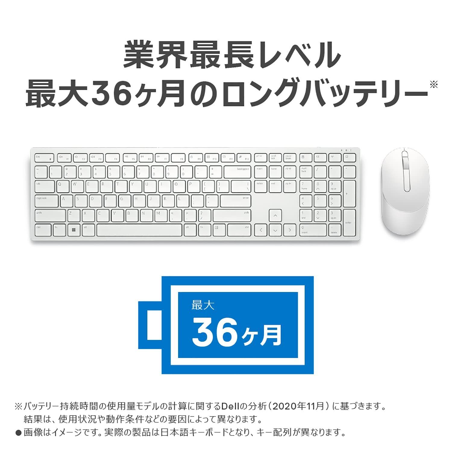 特価商品】キーボードu0026マウス(日本語) Proワイヤレス KM5221W Dell ホワイト - メルカリ