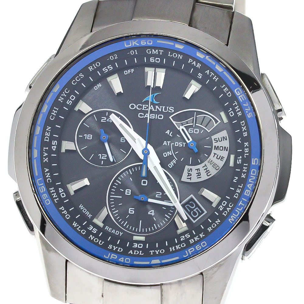 カシオ オシアナス OCW-M700TDJ-1AJF 電波ソーラー 】 - 腕時計(デジタル)