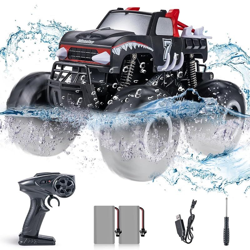 Carox ラジコン 水陸両用 4wd 防水 オフロード-ラジコンカー