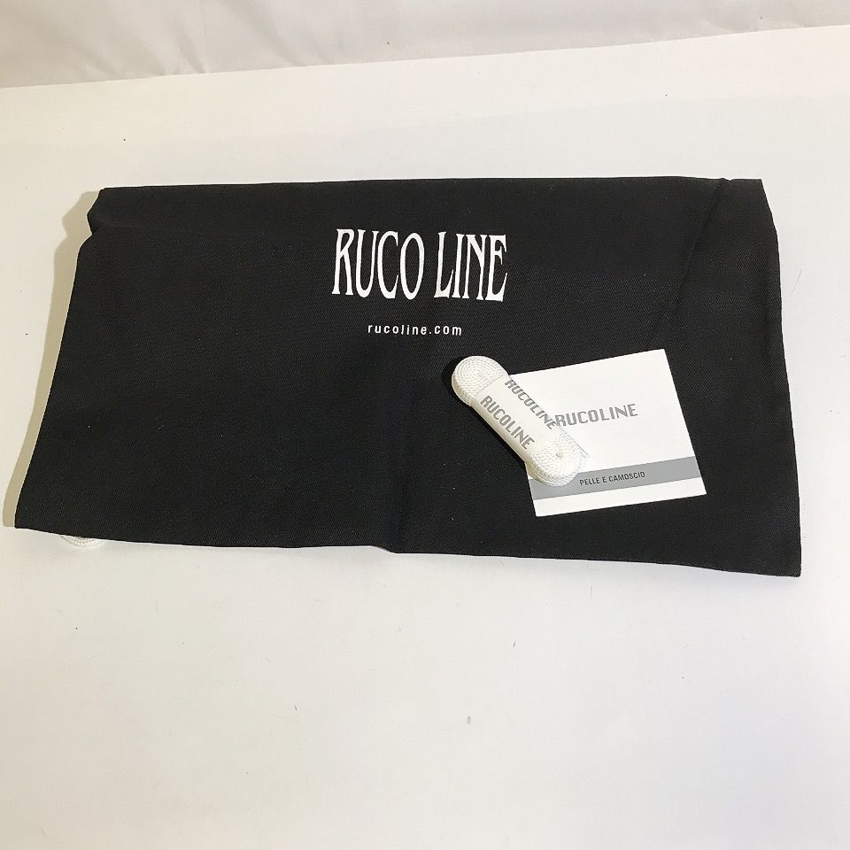 美品】RUCOLINE ルコライン スニーカーローカット ボリュームソール 厚底 キラキラ プルストラップロゴ ホワイト ブラック シルバー レザー  レディース 37 おしゃれシューズ - メルカリ