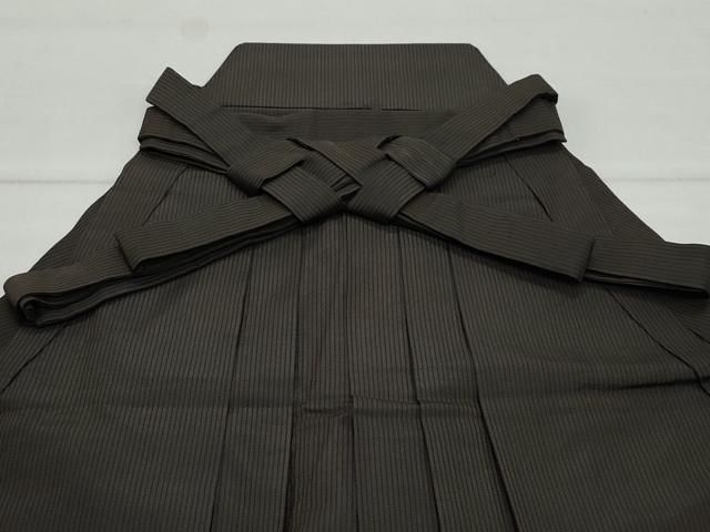 平和屋着物 男性 馬乗り袴 縞 正絹 CAAX1107vf