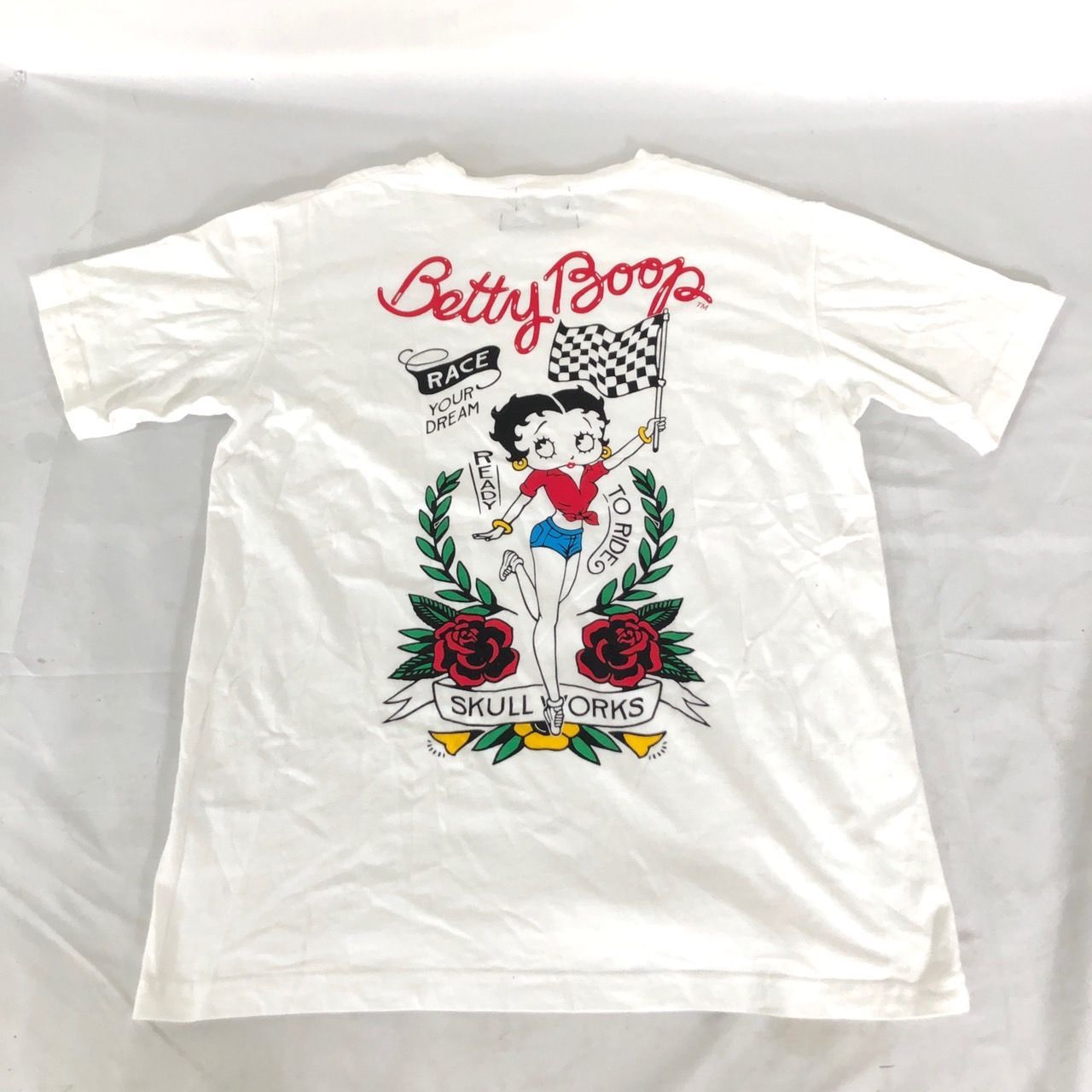 SKULL WORKS スカルワークス BETTY BOOP ベティ Tシャツ L 【送料無料】 MID