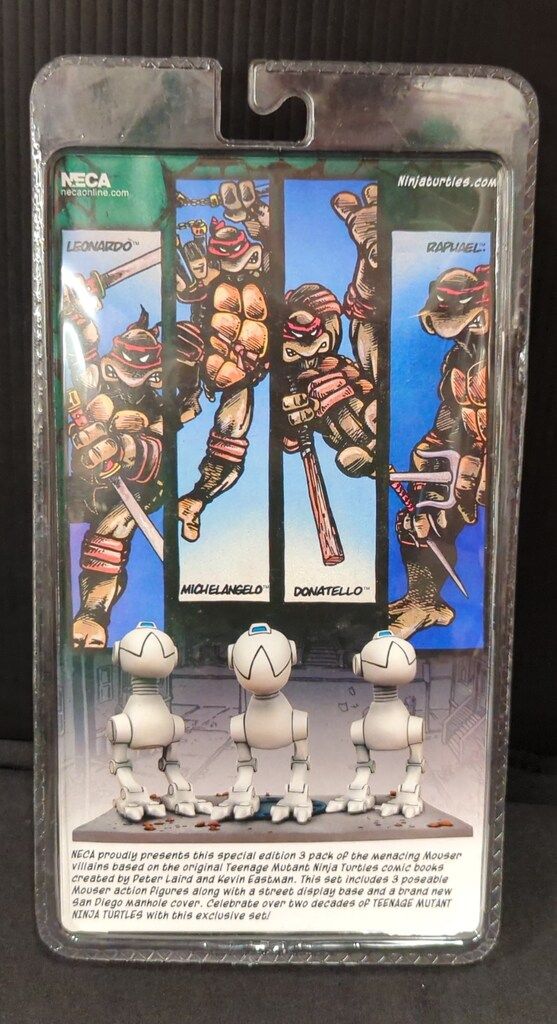 NECA TMNT ! MOUSEREXCLUSIVE3-PACK TMNT