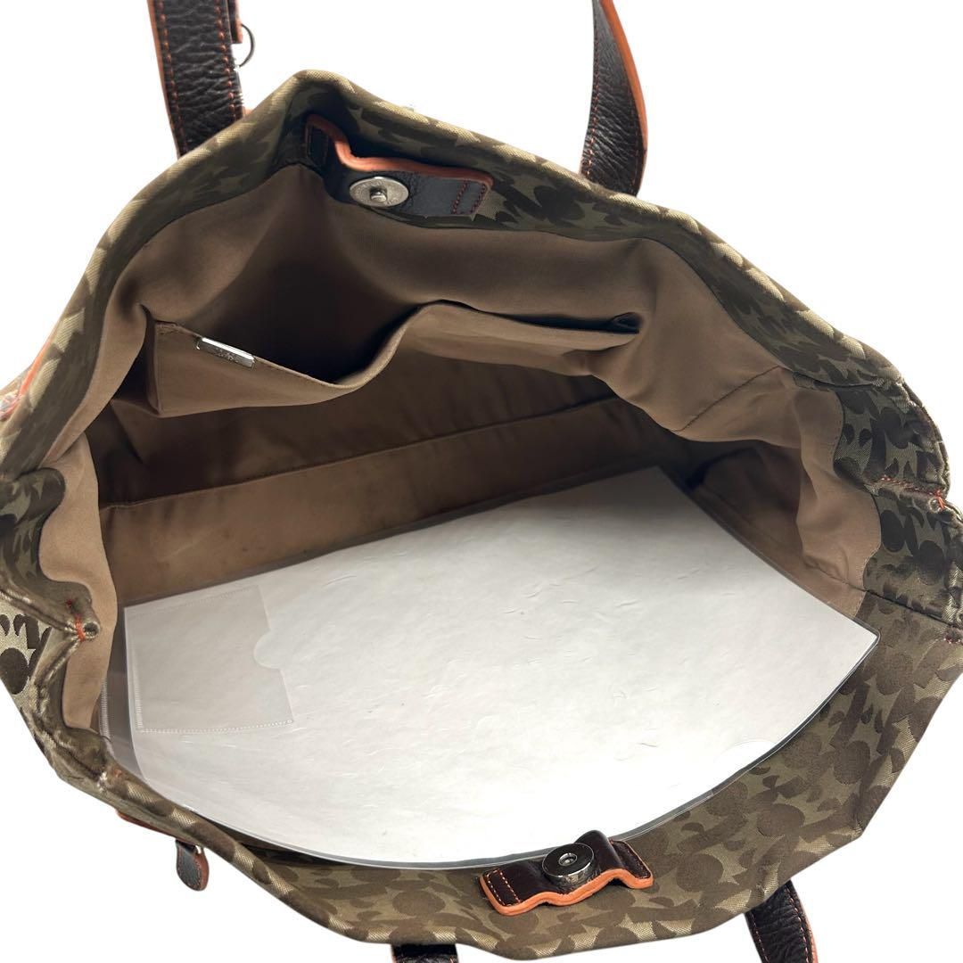 良品 612 ハマノ 限定記念モデル トートバッグ モノグラム 南京錠 鍵