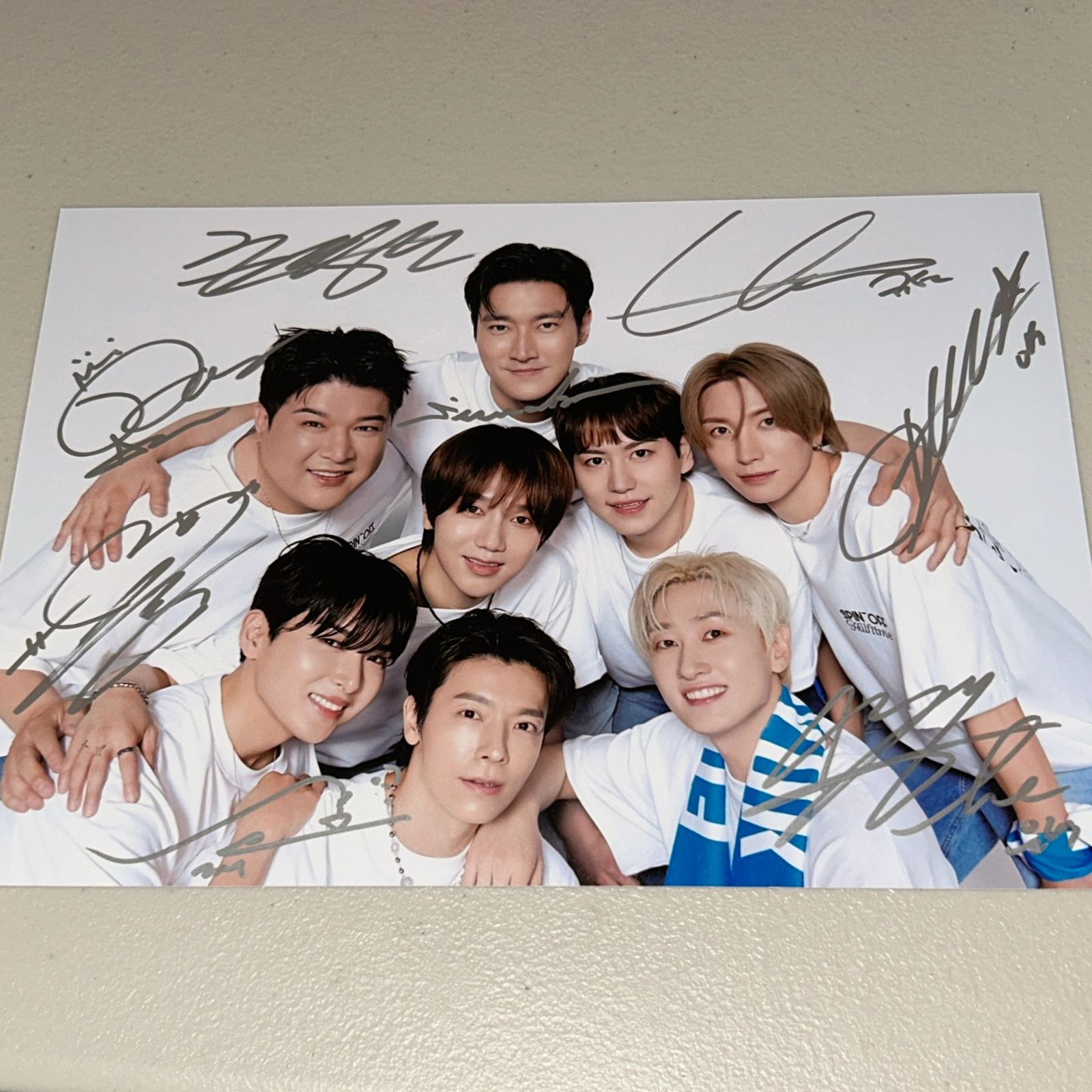 SUPER JUNIOR MAMACITA キュヒョン 直筆サイン入り下敷き SUPER JUNIOR MAMACITA キュヒョン 直筆サイン入り下敷き