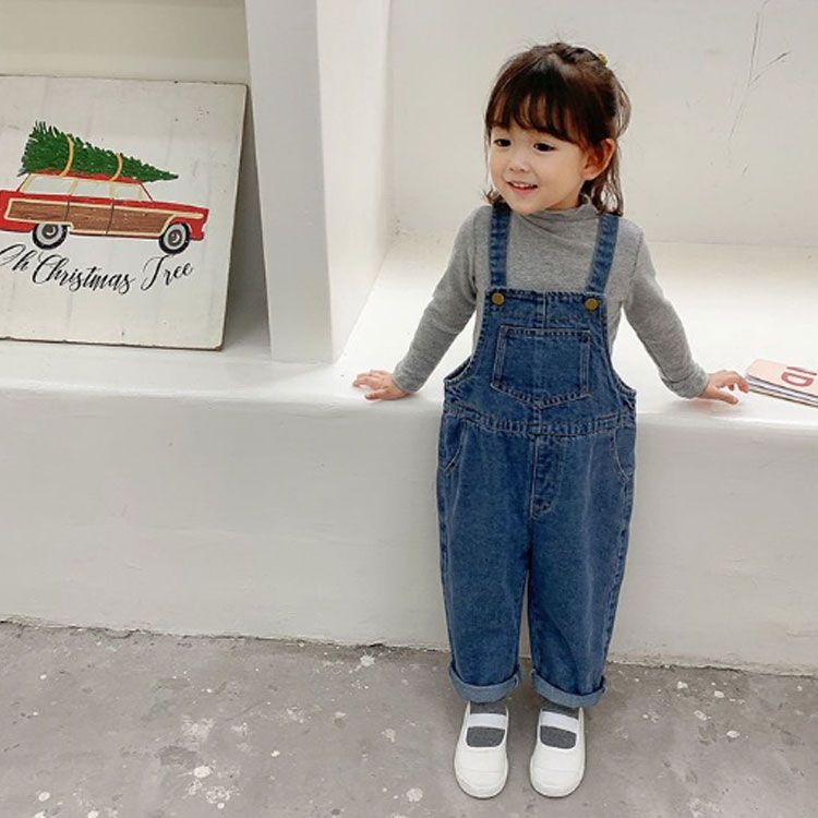  キッズ 子ども デニム オーバーオール 男の子 ジーンズ デニムオーバーオール 子供服 サロペット パンツ オールインワン ゆったり ロングパンツ 130 ベビー ロンパース 可愛い シンプル 90#dzdx9521