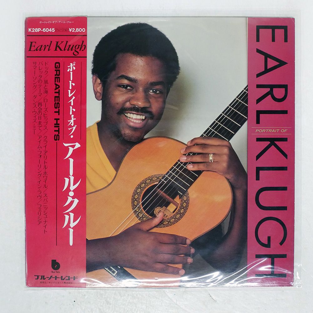 帯 国内盤 EARL KLUGH/PORTRAIT OF, GR/BLUE NOTE K28P6045 LP