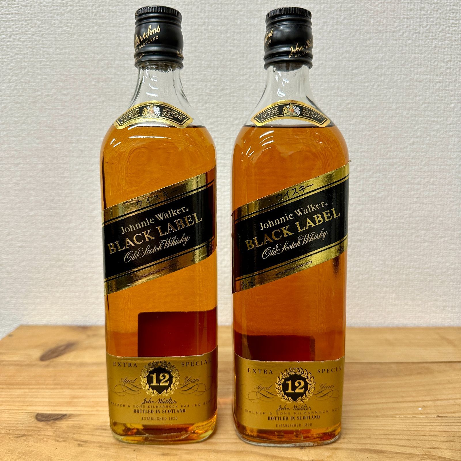 未開栓】【古酒】２本セット ジョニーウォーカー ブラックラベル エクストラスペシャル 12年 Johnnie Walker Black Label  Extra Special - メルカリ