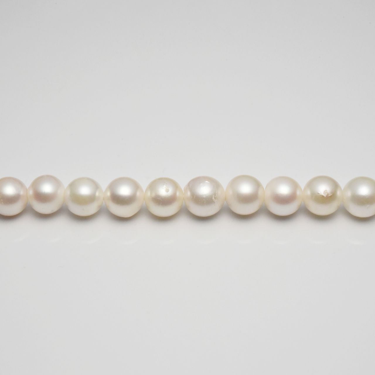 あこや真珠8-8.5mmネックレス＆淡水パール染色グレー ネックレスセット - メルカリ