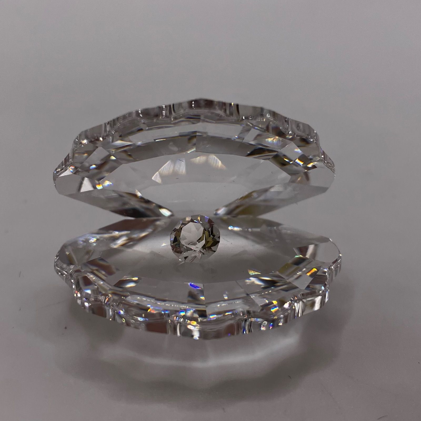 349 良品 SWAROVSKI スワロフスキー 置物 オブジェ クリスタル シェル