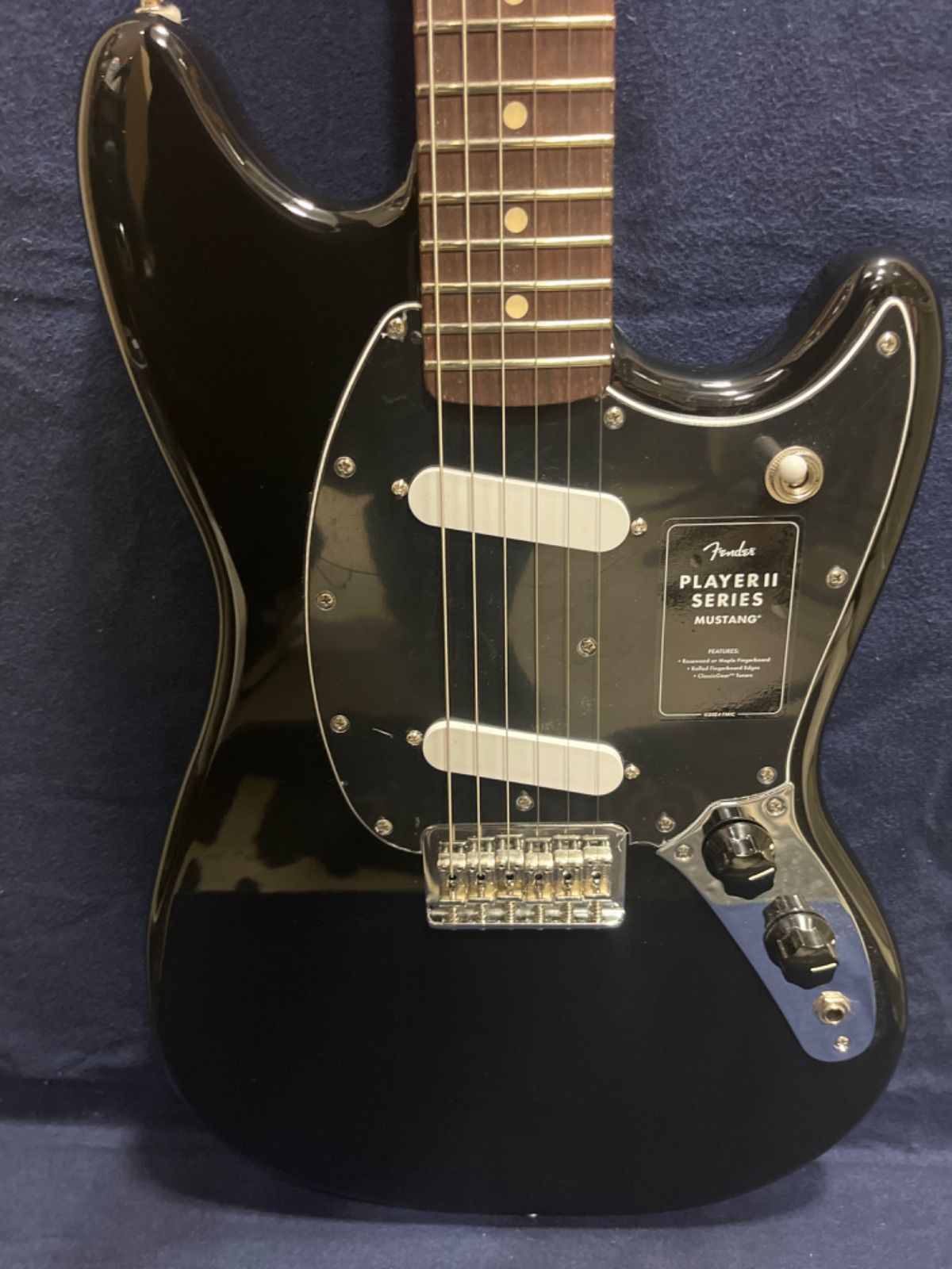 Fender|Player II Mustang Rosewood Fingerboard Black フェンダー エレキギター