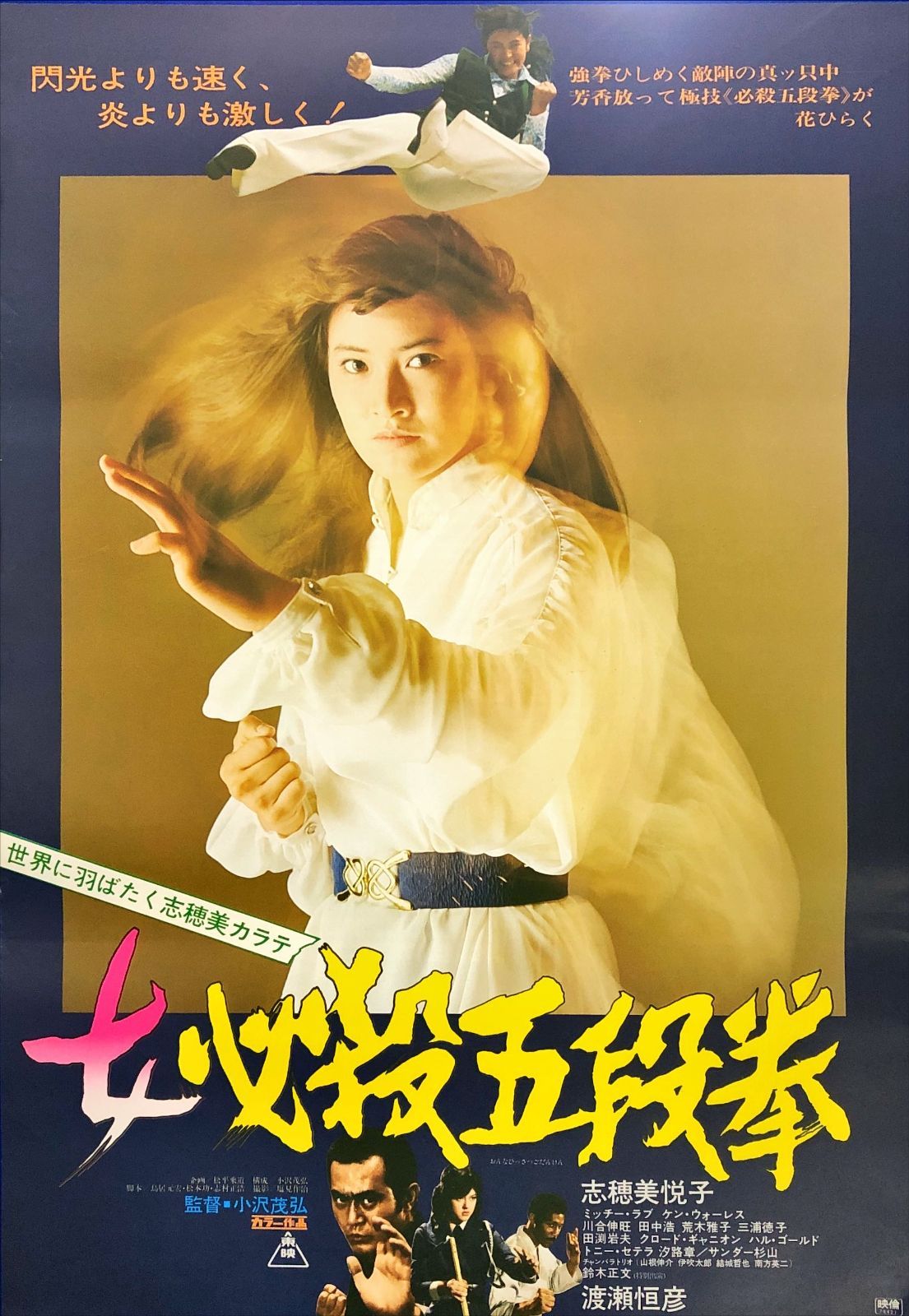 pq 女必殺五段拳 映画オリジナルB2判ポスター pq07407