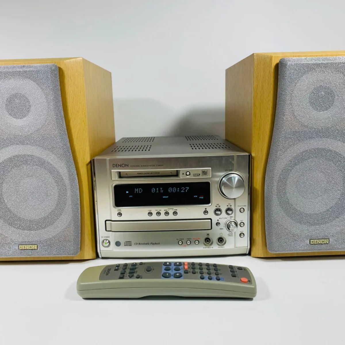 DENON D-MG33 CD/MD/TUNER/AMP　ミニコンポ 　美品 DENON ミニコンポ D-MG33 CD MD TUNER AMP - メルカリ