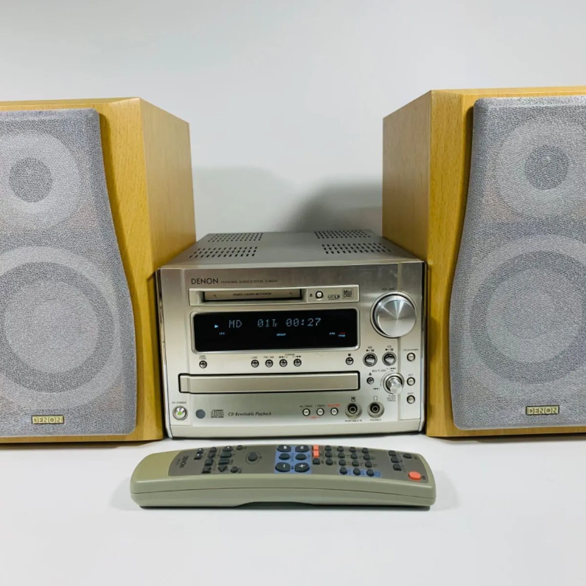 DENON USC-M50 デノン スピーカー 木目 - 家具