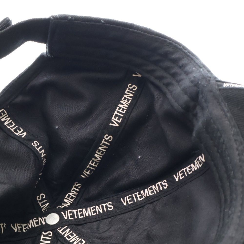 VETEMENTS (ヴェトモン) 18SS HAUTE COUTURE CAP オート