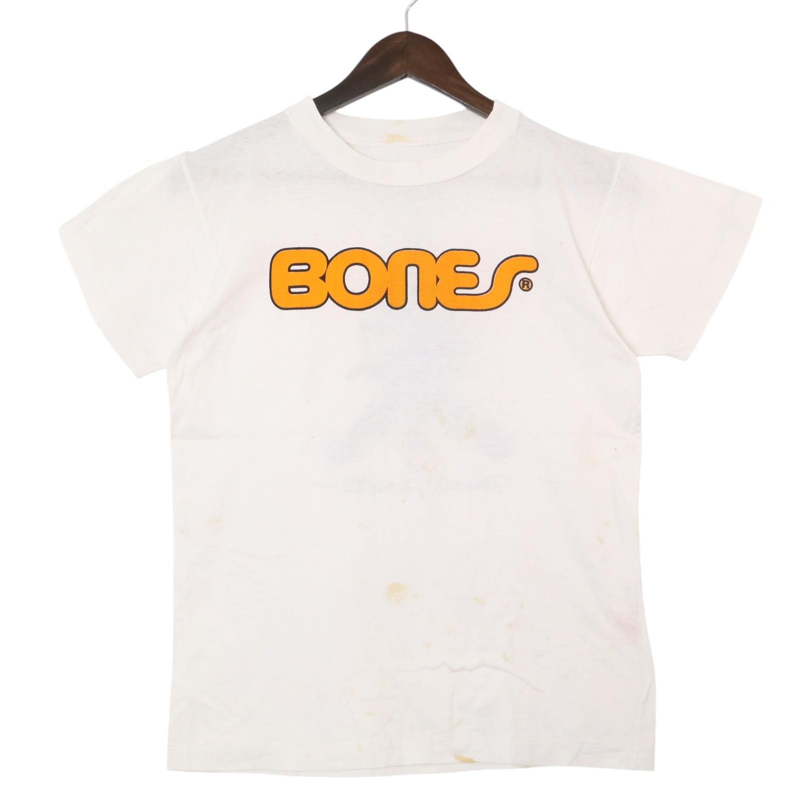 90年代 POWELL Powell Peralta BONES Tシャツ ホワイト (メンズ